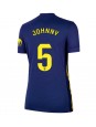 Atletico Madrid Johnny Cardoso #5 Replika Borta Kläder Dam 2025-26 Kortärmad